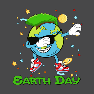 Earth Day Every Day Save The Dabbing Earth T-Shirt