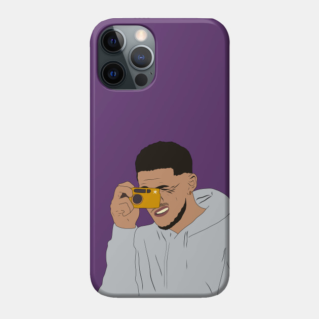 Devin Booker Phoenix Basketball Camera Flash Mercury Game - Devin Booker - Phone Case