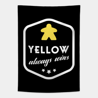 Yellow Always Wins Meeple Board Games Meeples and Roleplaying Addict - Tabletop RPG Vault Tapestry