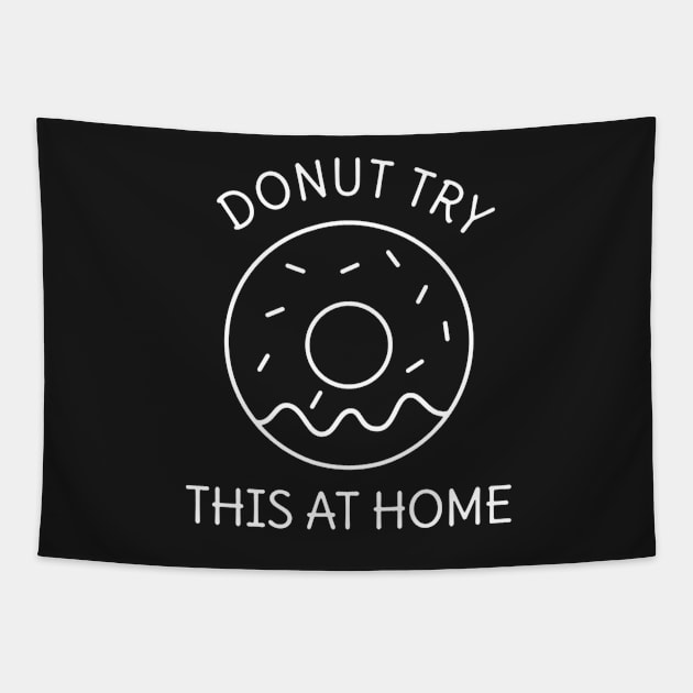 Dessert Donut Funny Pun Tapestry by calvingariz