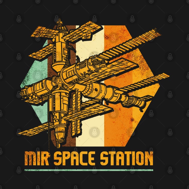 Soviet Space Station Mir by Mila46