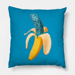 Glitter banana Pillow