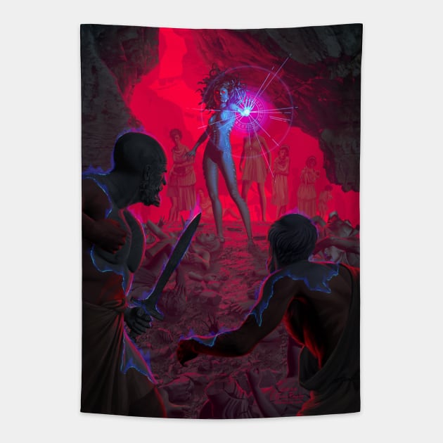 Medusa's Protection Tapestry by eranfowler