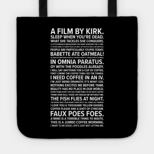 Gilmore Girls quotes Tote