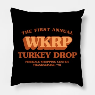 The First Annual - Wkrp Turkey Drop Pillow