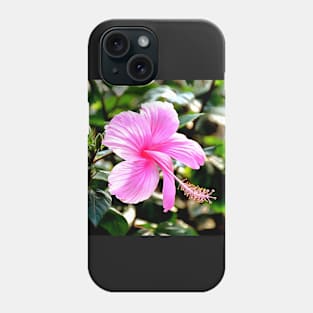 Vivid Pink Tropical Hibiscus Phone Case