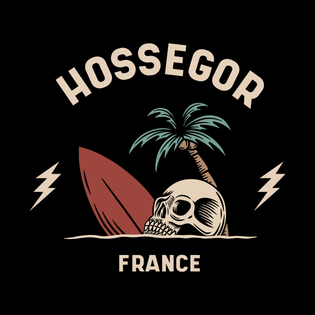 Vintage Surfing Hossegor, France by SLAG_Creative