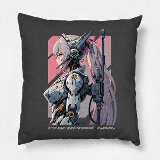 Cyberpunk girl Pillow