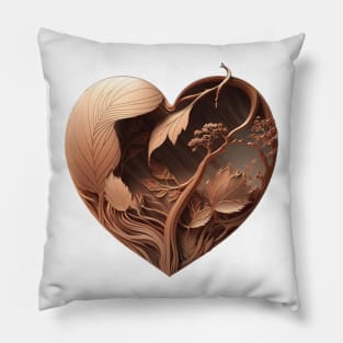 Heart - Wood You Be Mine Pillow