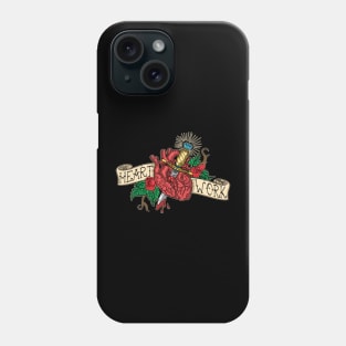 dagger stab heart Phone Case