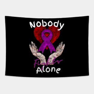 Nobody Fights Alone AAlzheimer's Support Tapestry