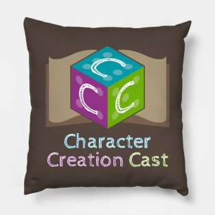 Character Creation Cast Logo Pillow