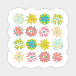 Summer Flowers Magnet