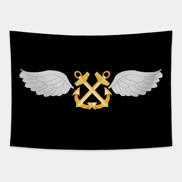 Navy - Rate - Aviation Boatswain's Mate - Gold Anchor wo Txt Tapestry by twix123844