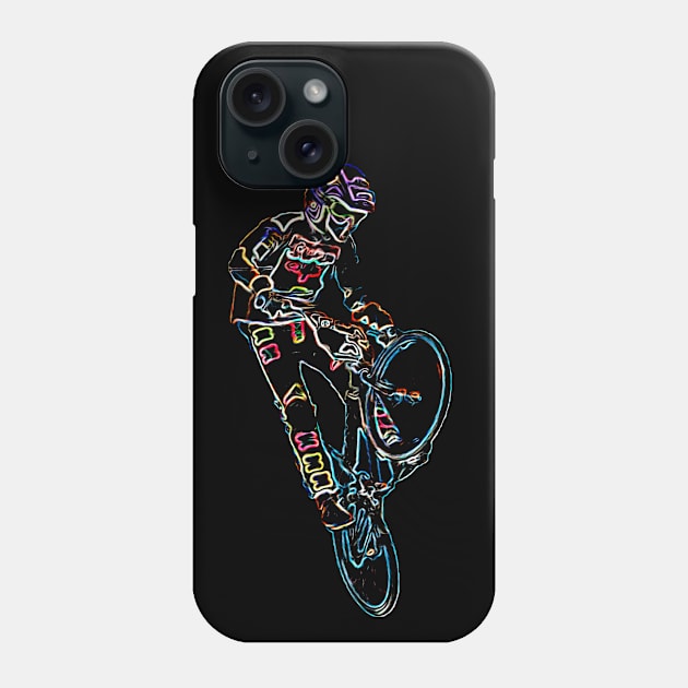 bmx old school Phone Case by rickylabellevie