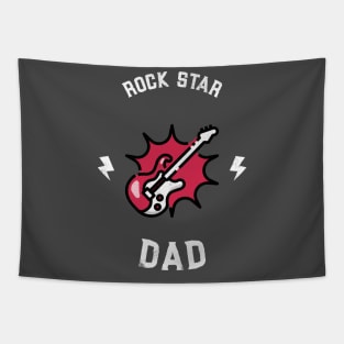 Rock Star Dad Tapestry