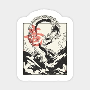 Japan Art Manga Sea Dragon Magnet