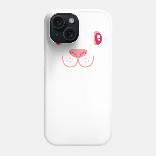 Cute Animal Face Bunny Rabbit Costume Phone Case by FlashMac