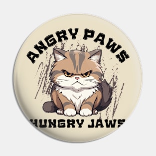 Angry paws. Pin