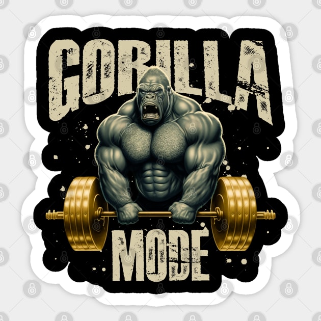 Gorilla Mode Workout Beast Lifting Weights Bodybuilding Silverback
