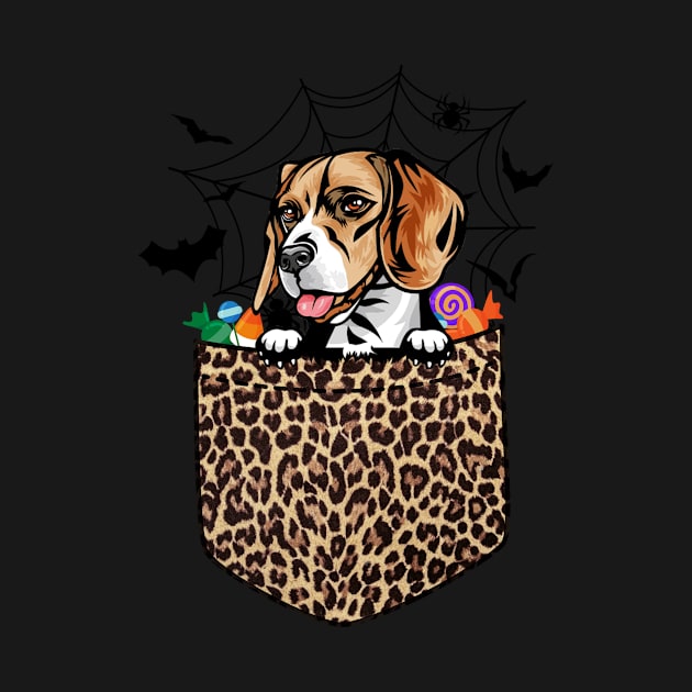 Cute Beagle Dog Lover Gift Leopard Beagle Halloween by saugiohoc994