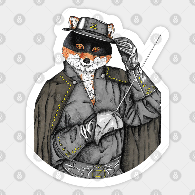 El zorro - Fox - Sticker | TeePublic