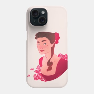 Rose red Phone Case