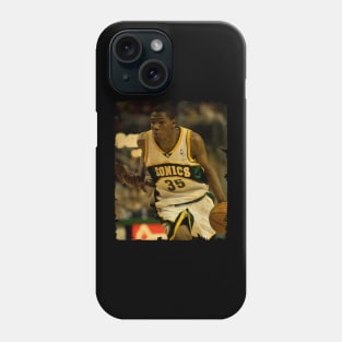 Kevin Durant - Vintage Design Of Basketball Phone Case