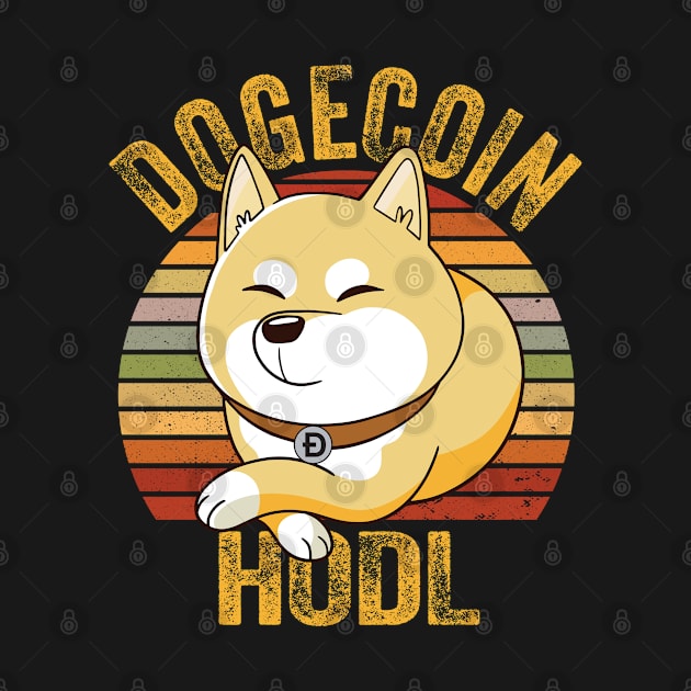 Dogecoin Hodl  Cool Dude by Horskarr