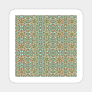 Boho Tile Pattern Vintage Retro Wallpaper Magnet