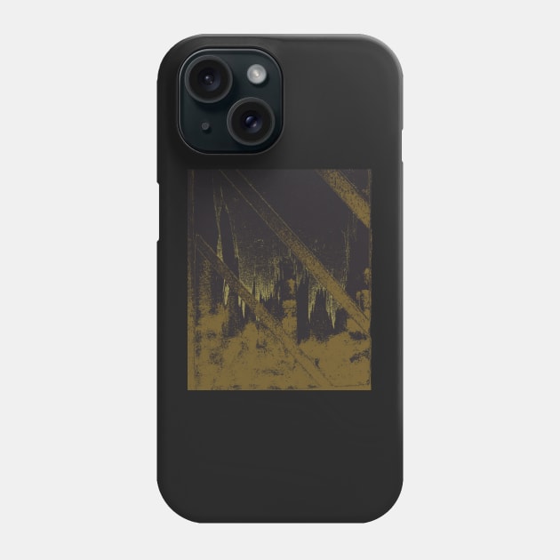 Skyglow from Cityscape through Window Phone Case by BlackArtichoke