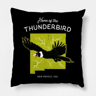 Home of the Thunderbird - New Mexico, USA Cryptid Pillow