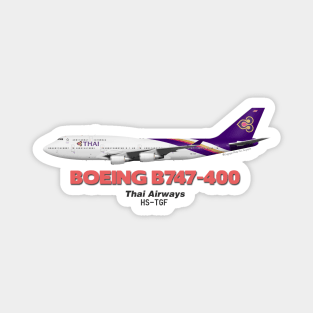 Boeing B747-400 - Thai Airways Magnet