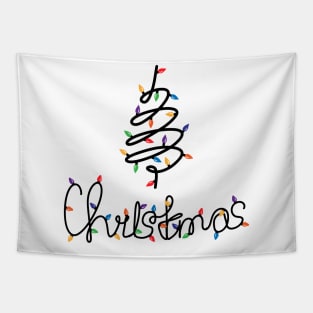 christmas lights Tapestry