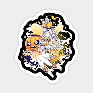 Pumpkin Spice Witch Magnet