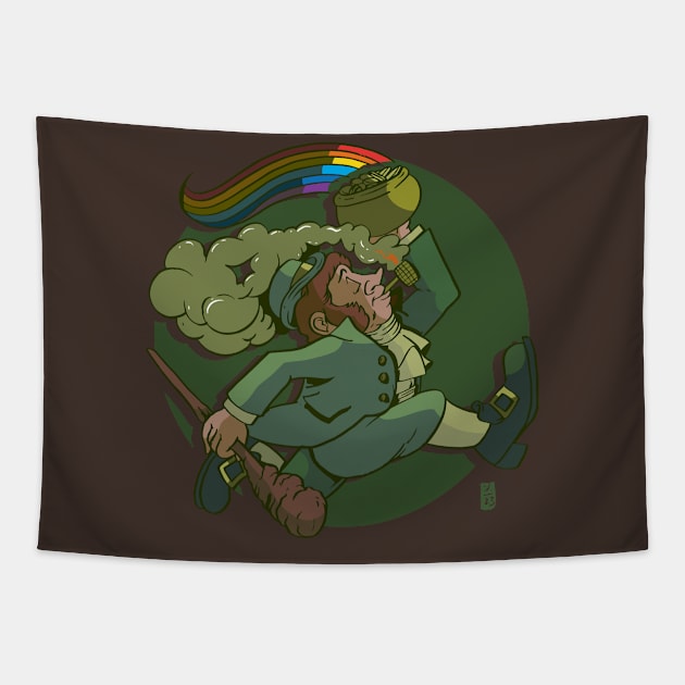 Leprechaun Magic Tapestry by Thomcat23