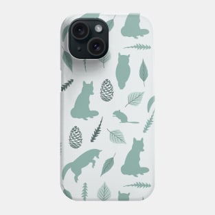 Winter Fox (Moss) Phone Case