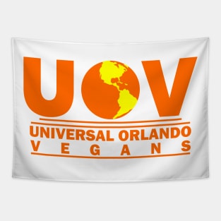 Universal Orlando Vegans Orange Tapestry