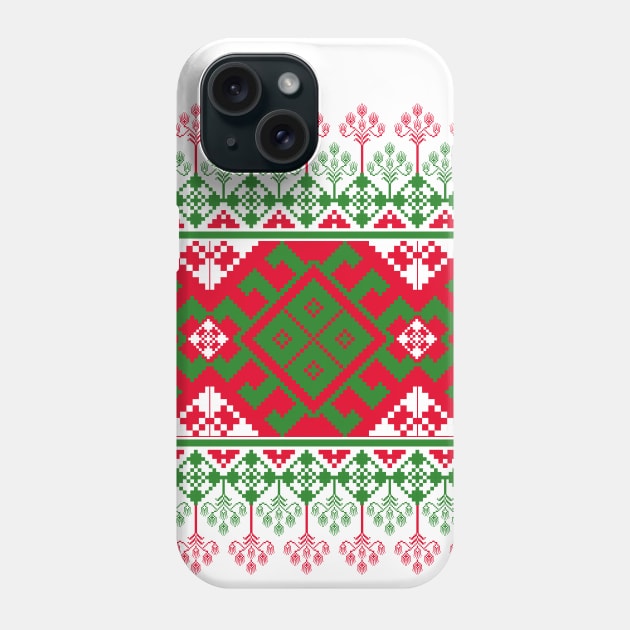 A wonderful Christmas Phone Case by noke pattern