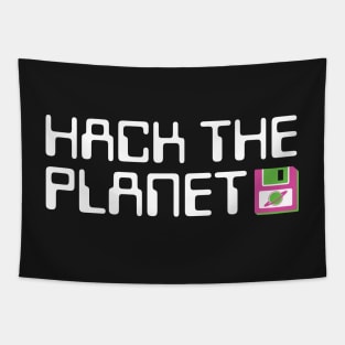 Hack The Planet - Cyber Pop Tapestry