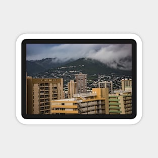 Mountains of Honolulu Magnet