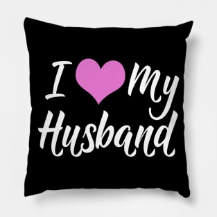 I Love My Husband Pillow