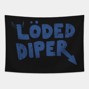 Loded Diper Blue Tapestry