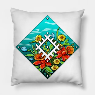 symbol of wealth and happiness Pillow