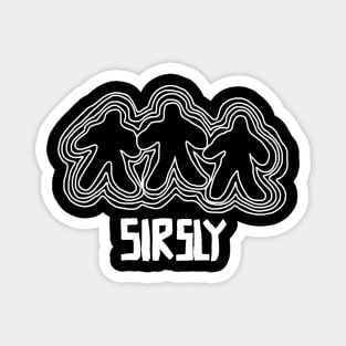 Sir Sly Astronaut (white) Magnet