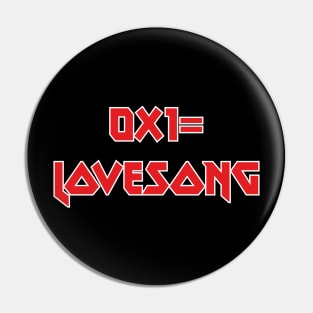 TXT 0x1 lovesong text rock Pin