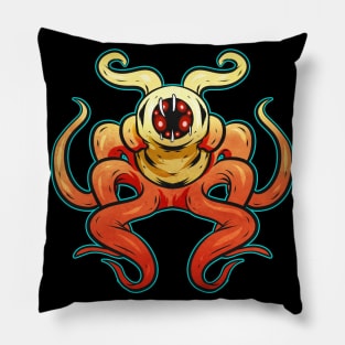 Evil Oktopus Sea Monster Tentacle Halloween Pillow