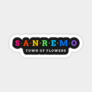 Sanremo, Italy. Magnet