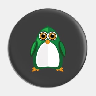 Green Penguin Pin