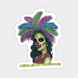 Mardi Gras Zombie Magnet